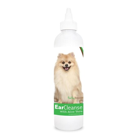 Healthy Breeds 8 oz Pomeranian Ear Cleanse with Aloe Vera Cucumber Melon 840235112433